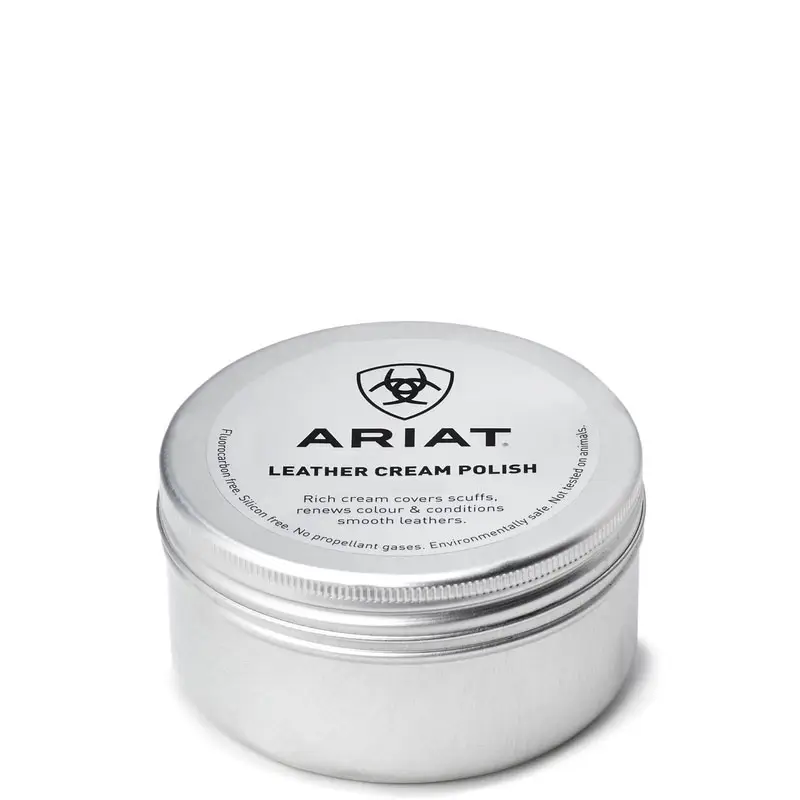 Ariat Leather Polish Creme 100 ml Zwart